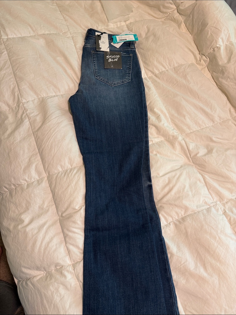 Studio Blue size 10 NWT mid rise bootcut Jean $40